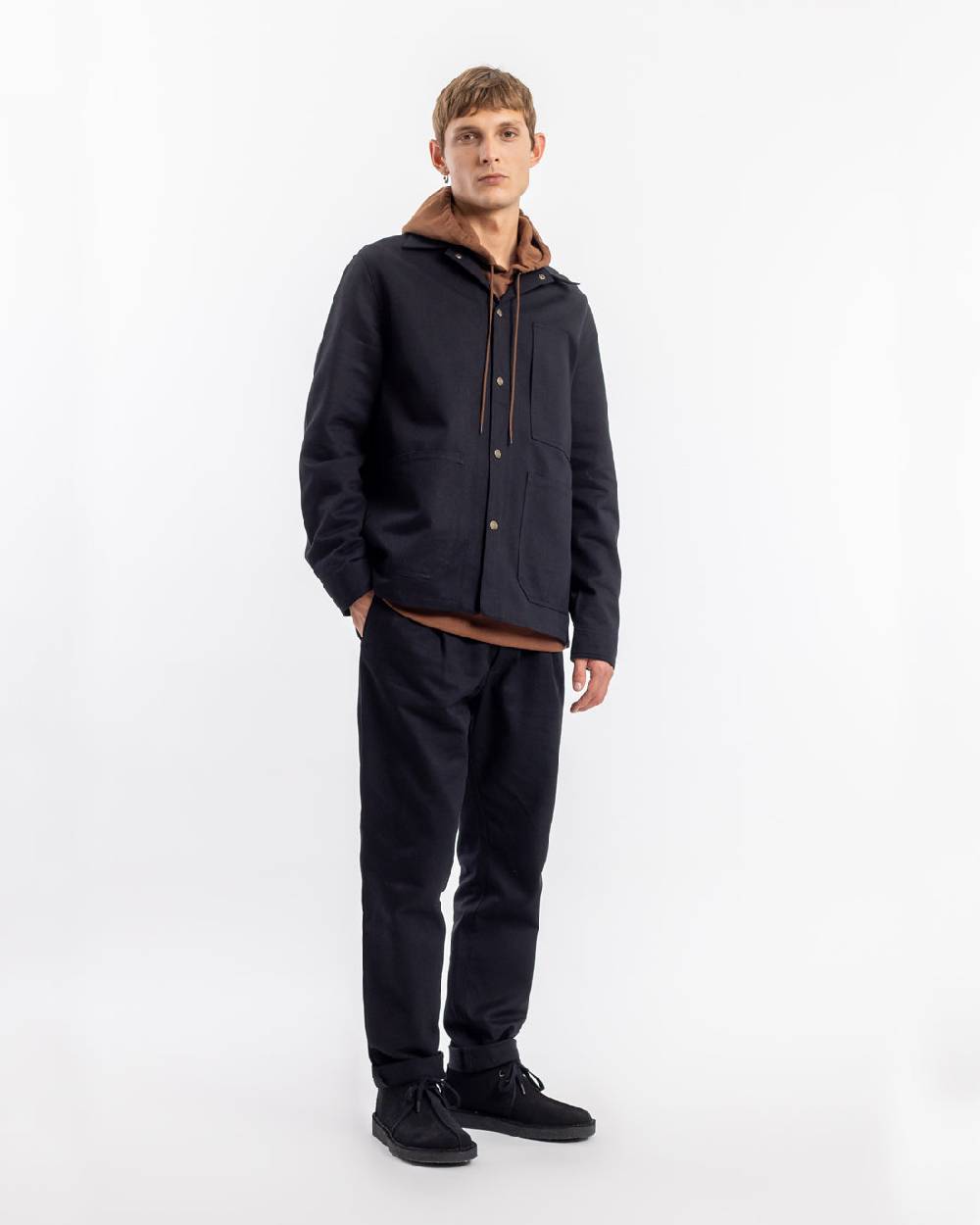 Rotholz Leichte Jacke Bio Baumwolle - Schwarz Bis zu 50% Rabatt