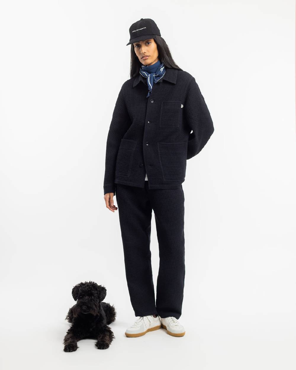 Rotholz Workwear Jacke Waffle Cotton - Schwarz Osterangebot