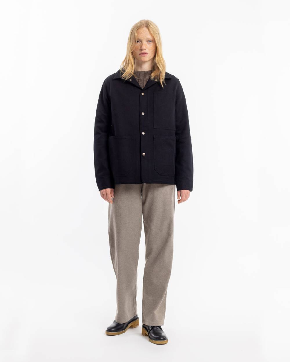 Rotholz Leichte Jacke Bio Baumwolle - Schwarz Neueste Mode