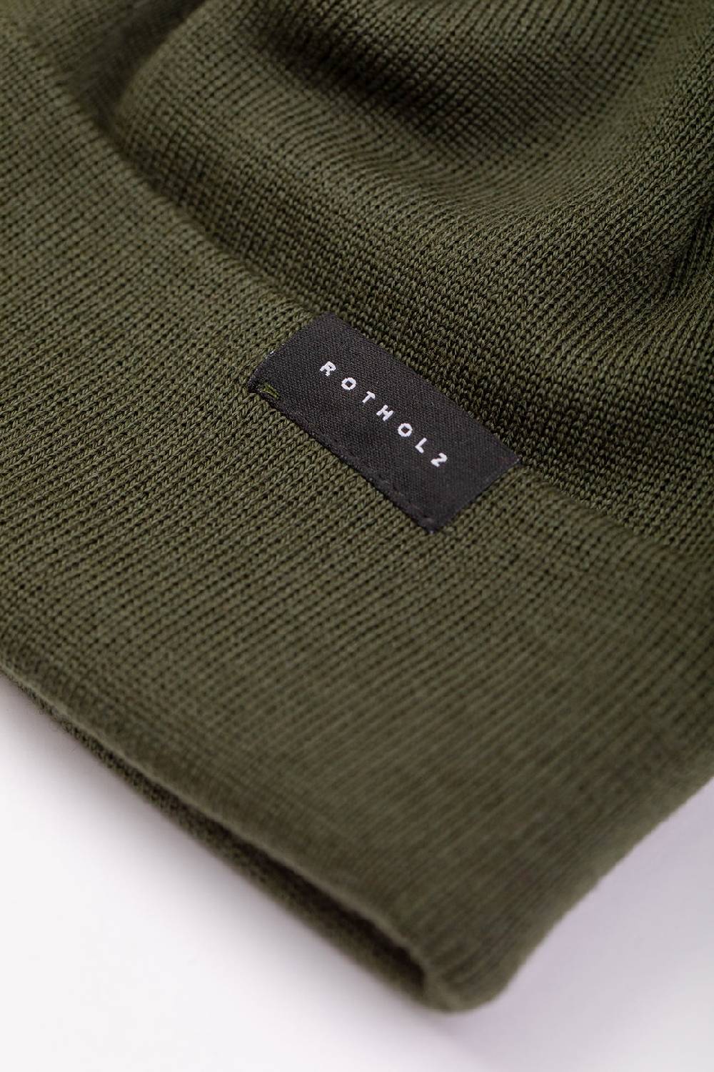 Rotholz Kurze Mütze Merino Fein - Olive Discount Store für neue Produkte