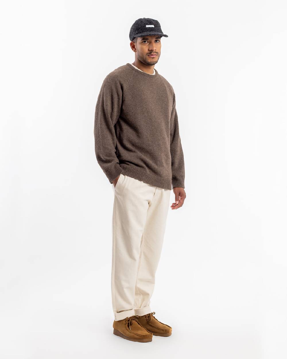 Rotholz Strickpullover Wollmischung - Braun Hotsell
