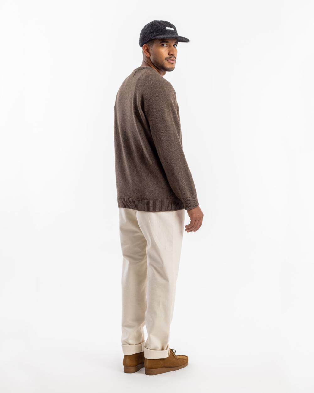 Rotholz Strickpullover Wollmischung - Braun Hotsell