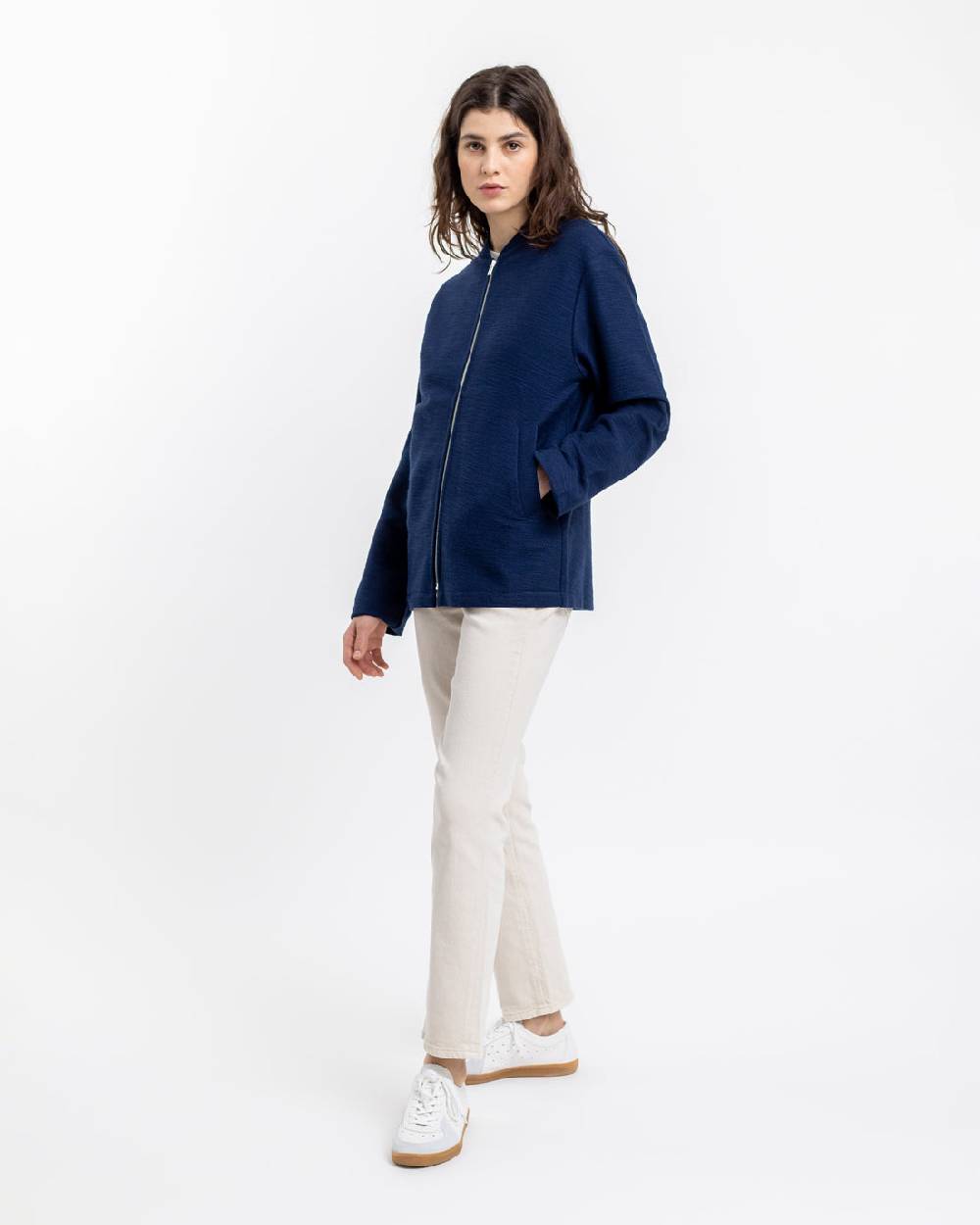 Rotholz Leichte Bomberjacke Blau Günstig kaufen