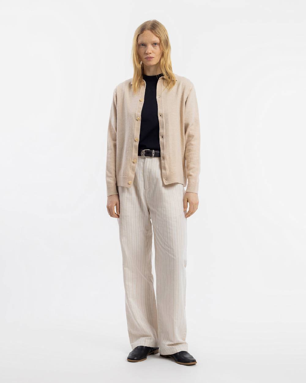 Rotholz Strick Shirt Merinowolle - Sand Preisnachlass