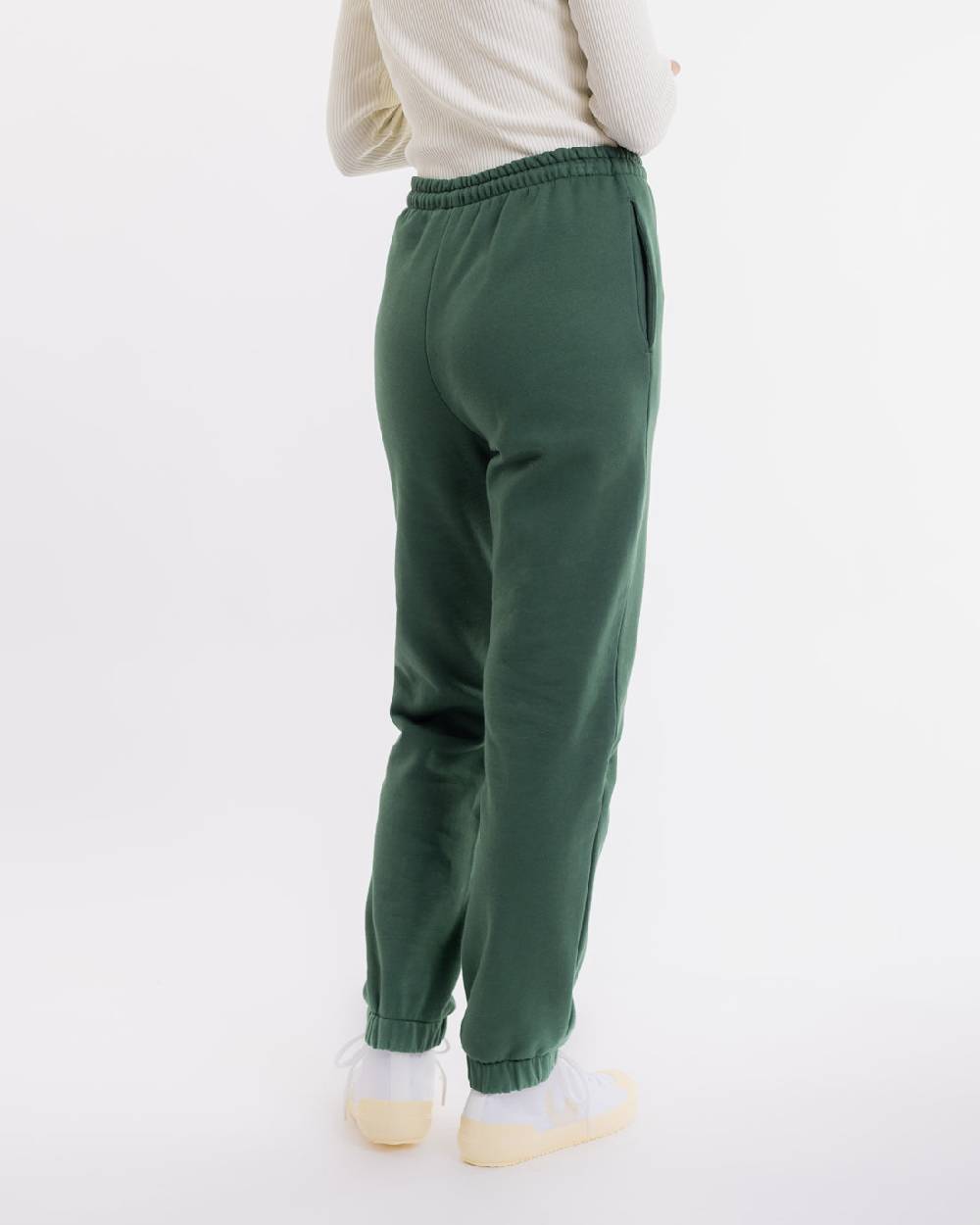 Rotholz Logo Sweatpants aus Bio-Baumwolle Grün Bis zu 65% Rabatt