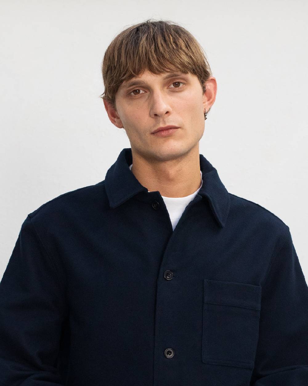 Rotholz Schwere Moleskin Jacke Bio Baumwolle - Blau Fabrikladen