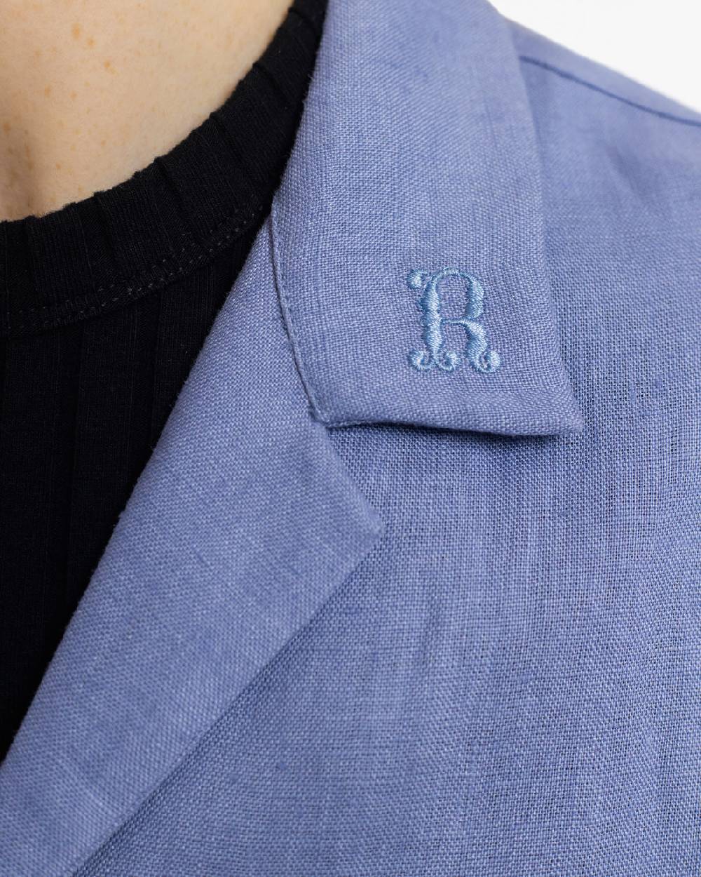 Rotholz Bowling Shirt Leinen Mix - Hellblau Speichern exportieren