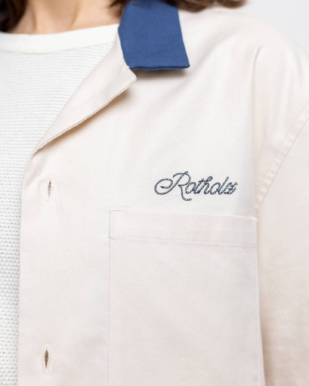 Rotholz Bowling Hemd mit Kontrastkragen Off-White Black Friday
