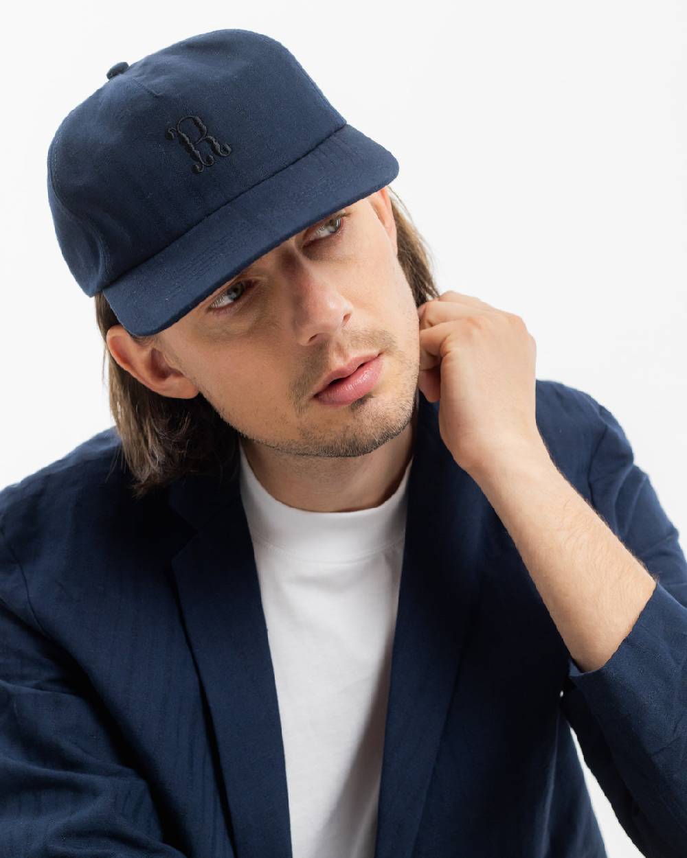 Rotholz Workwear Blazer Leinen Mix - Dunkelblau Kauf eins, bekomm eins gratis