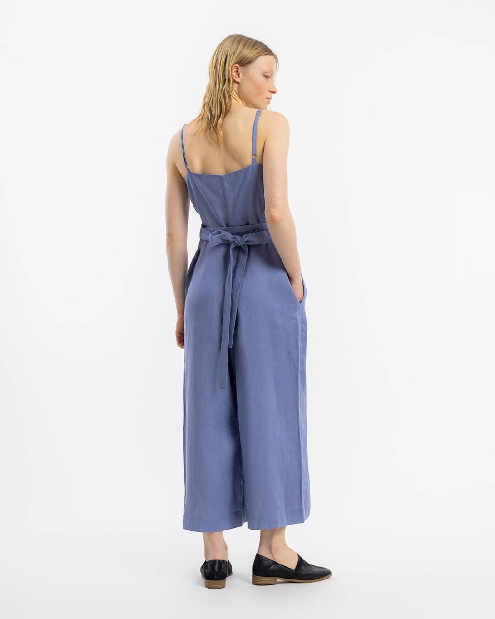 Rotholz Jumpsuit Leinen Mix - Hellblau Wochenangebot