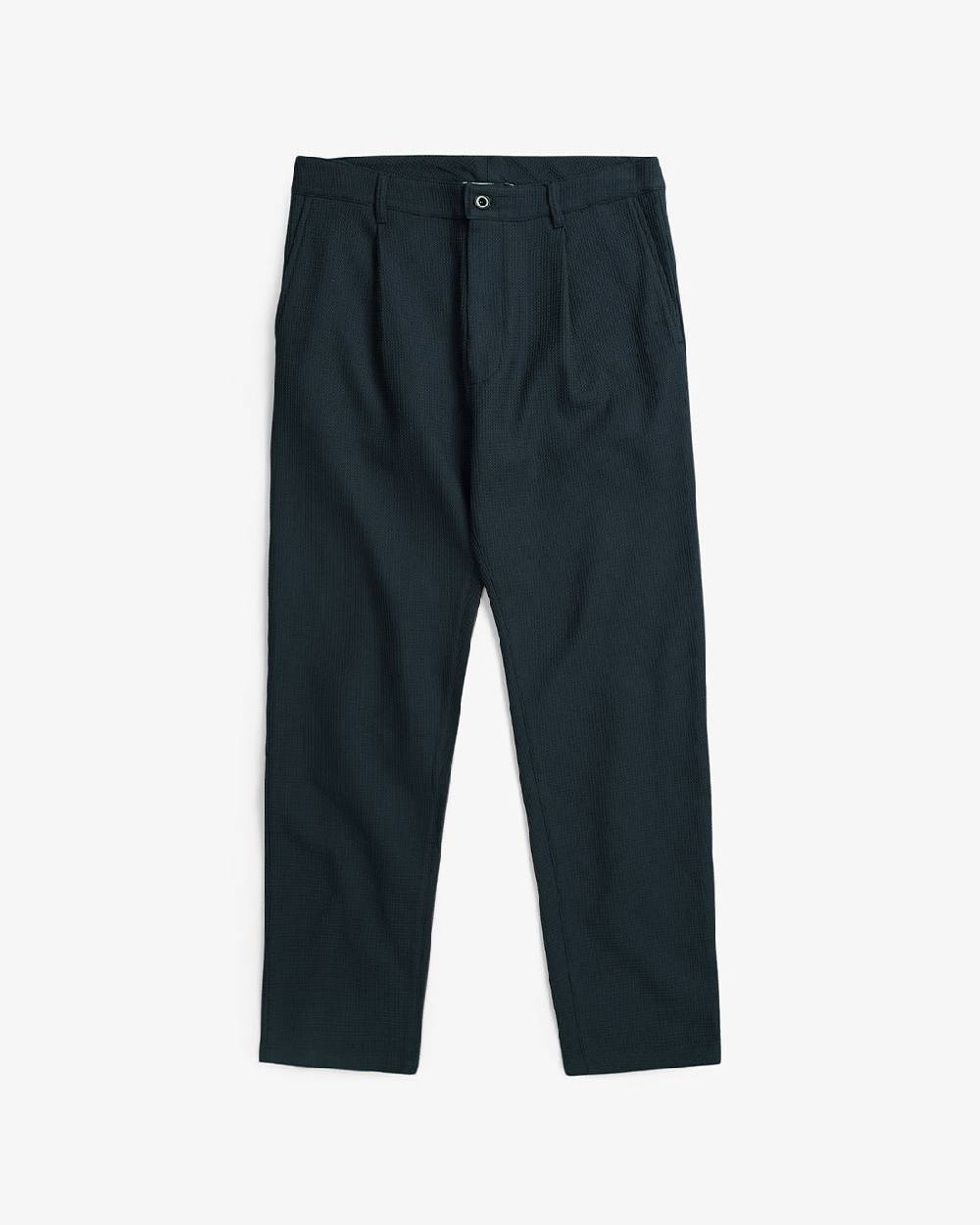 Rotholz Waffel Hose Bio Baumwolle - Dunkelblau