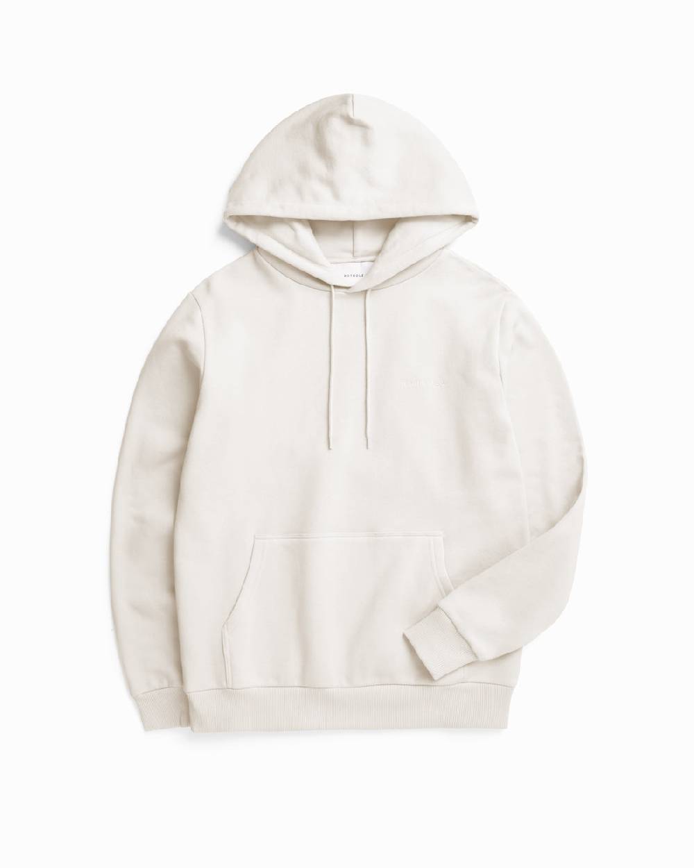 Rotholz Logo Hoodie aus Bio-Baumwolle Weiß JETZT KAUFEN