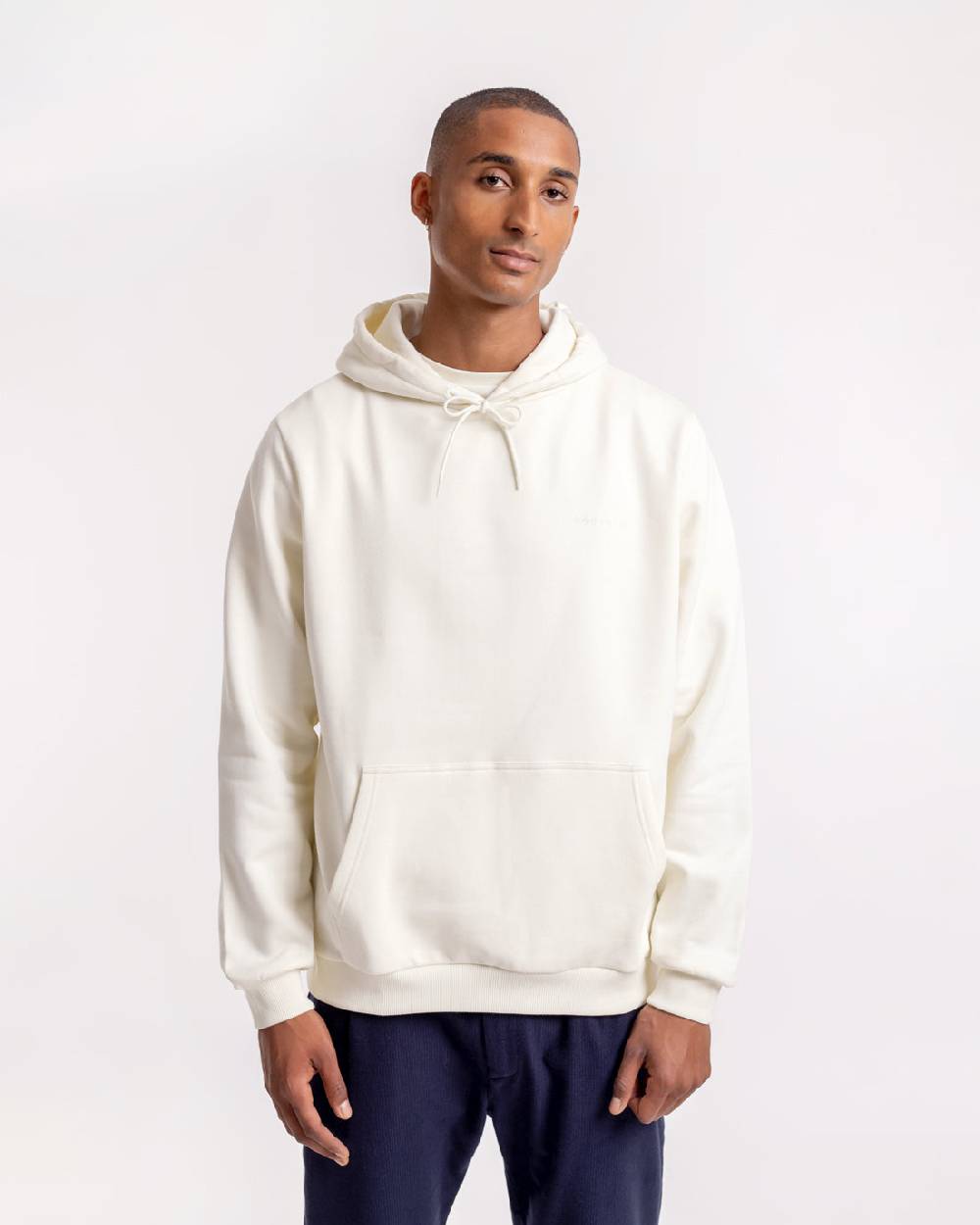 Rotholz Logo Hoodie aus Bio-Baumwolle Weiß JETZT KAUFEN