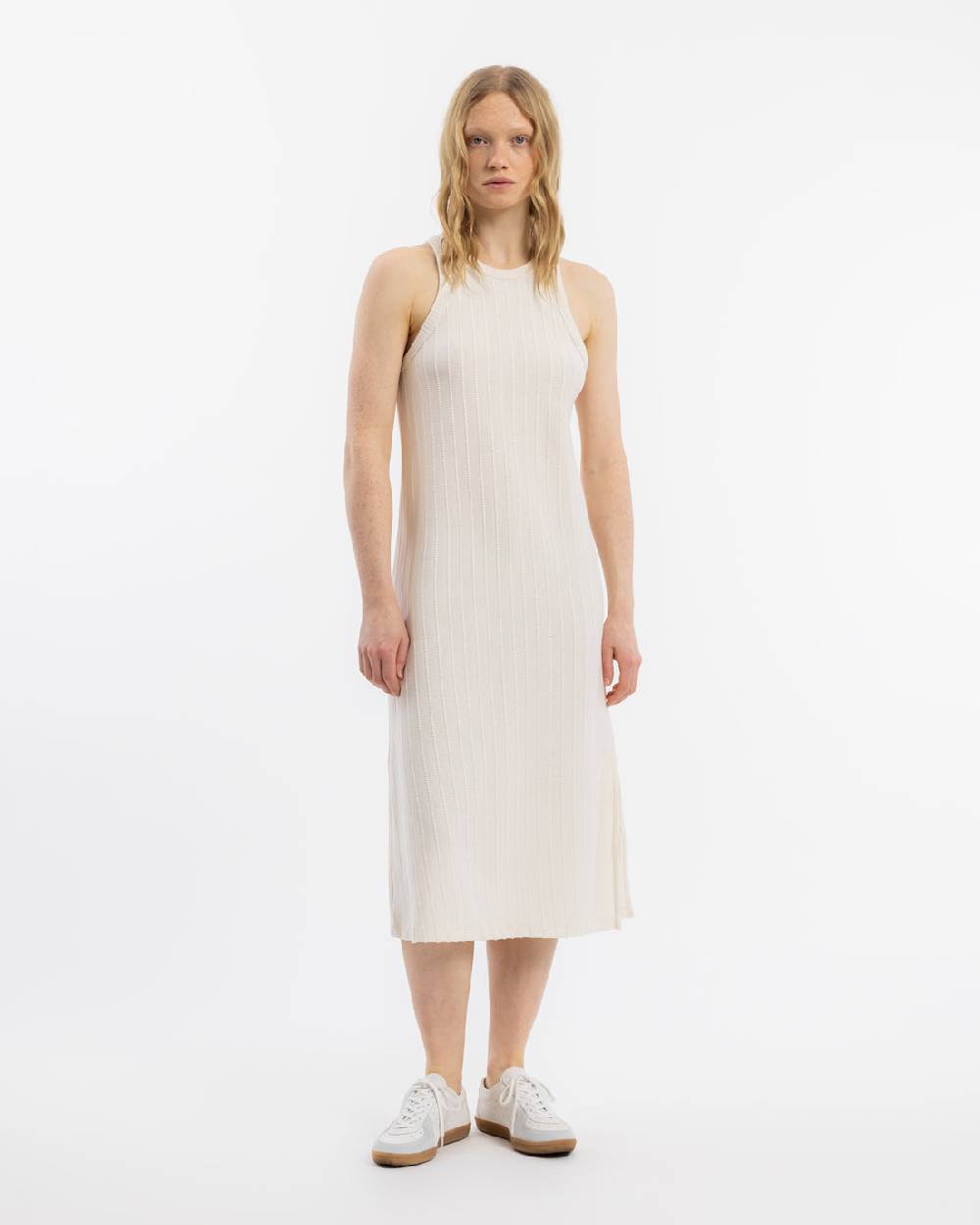 Rotholz Strick Kleid Bio Baumwolle - Creme Riesige Rabatte