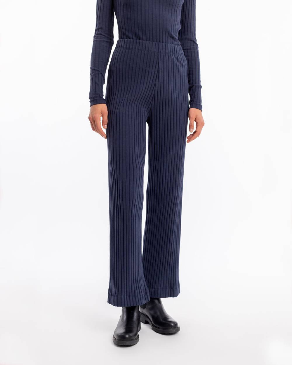 Rotholz Gerippte Hose Bio Baumwolle - Dunkelblau Sonderangebot