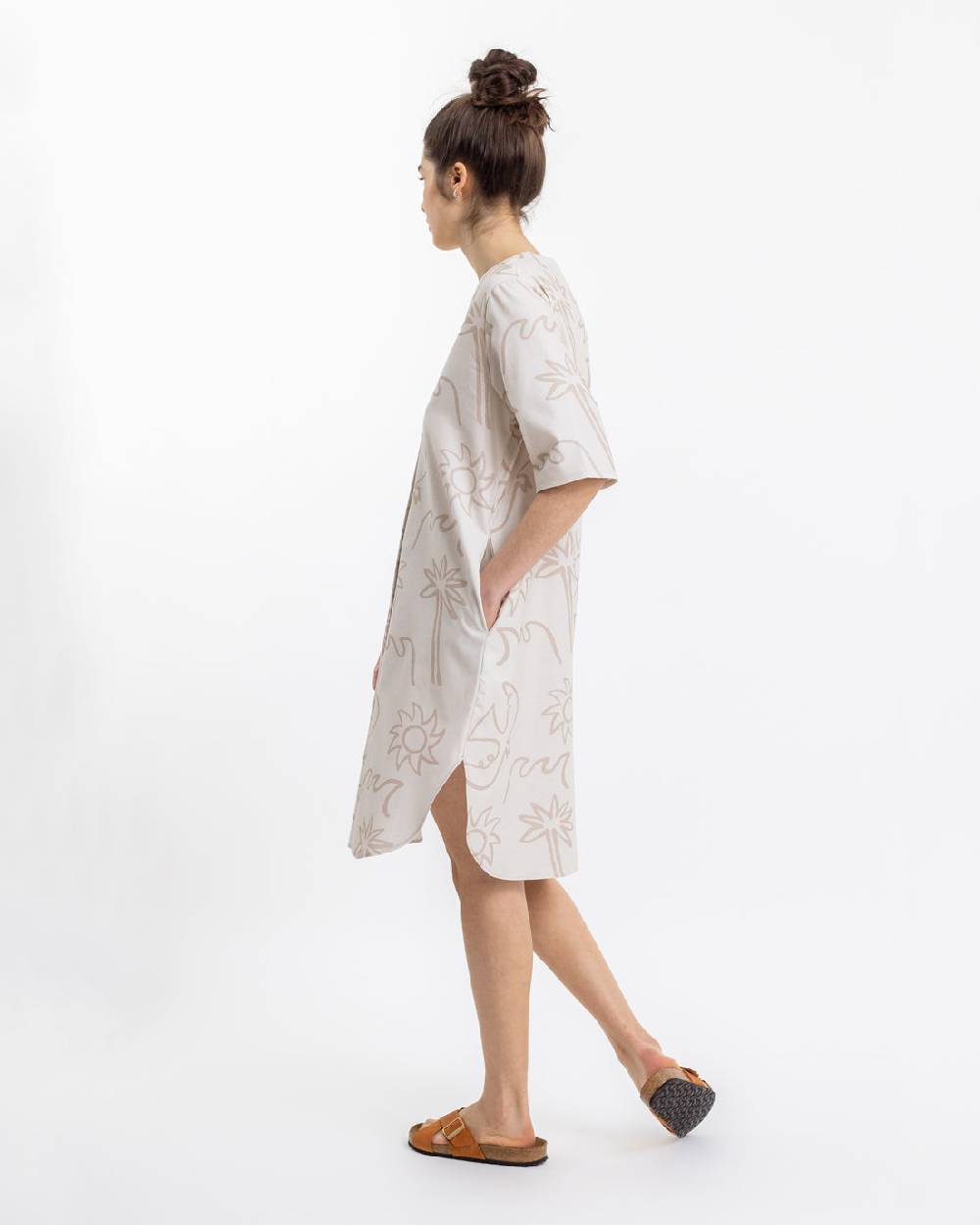 Rotholz Beachside Kaftan Kleid Off-White Weihnachtsangebot