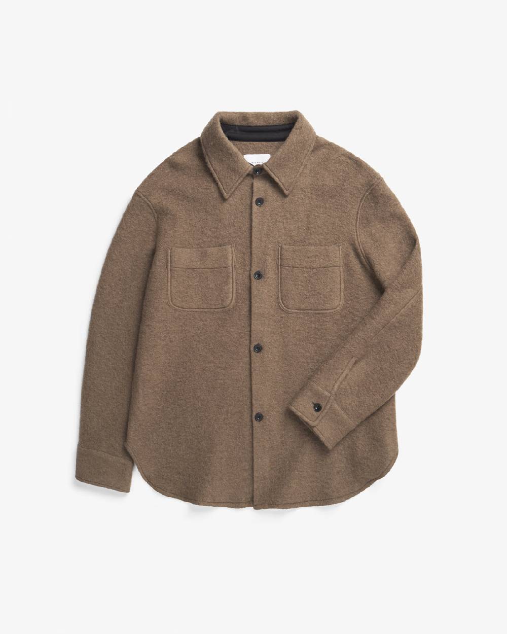Rotholz Overshirt Bio Wollmischung - Braun Vatertagsangebot