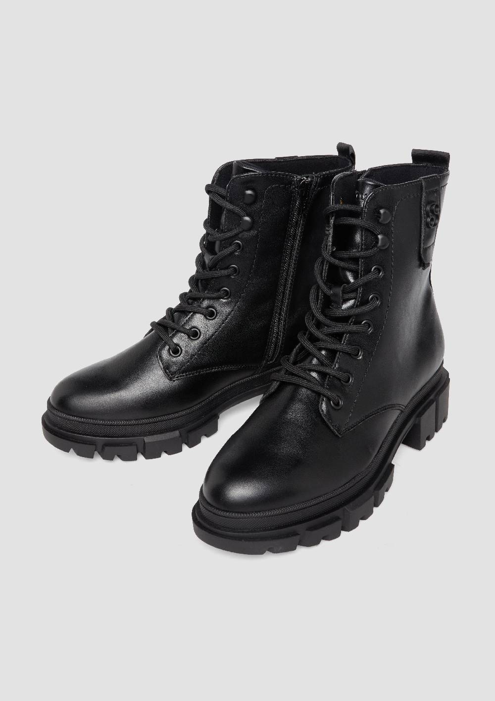 S.Oliver Stiefeletten mit Schnürung und Reißverschluss Clearance-Verkauf