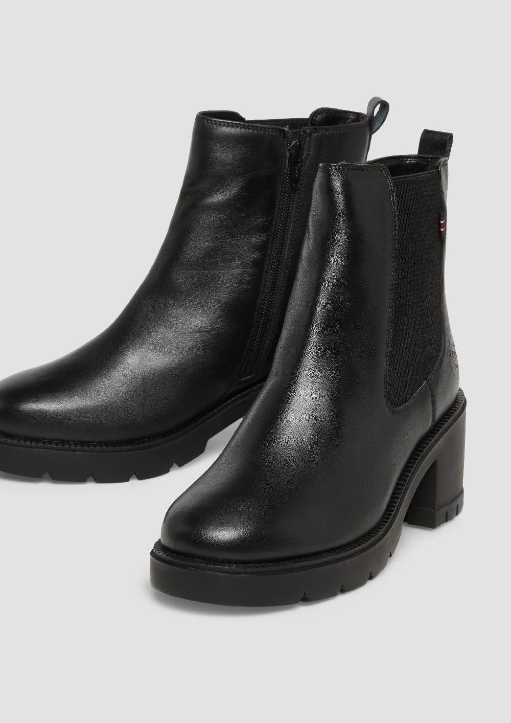 S.Oliver Chelsea-Boots aus Leder Hotsell