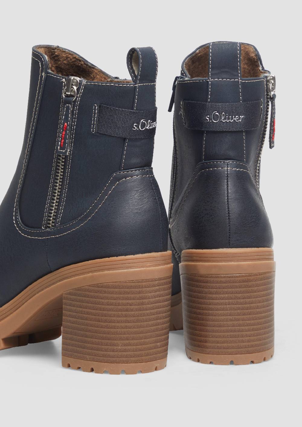 S.Oliver Stiefeletten mit Blockabsatz Günstiger Verkauf