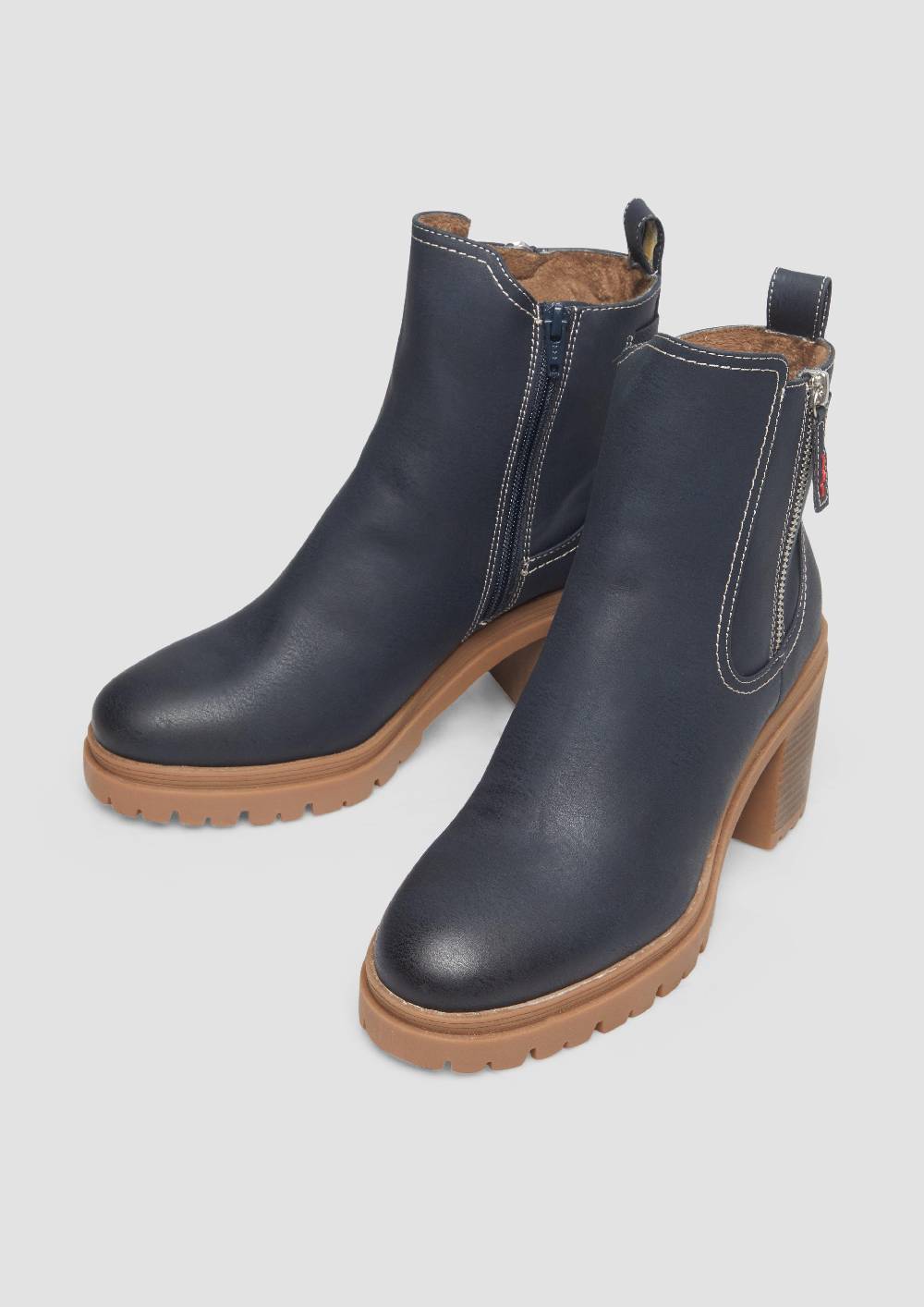 S.Oliver Stiefeletten mit Blockabsatz Günstiger Verkauf