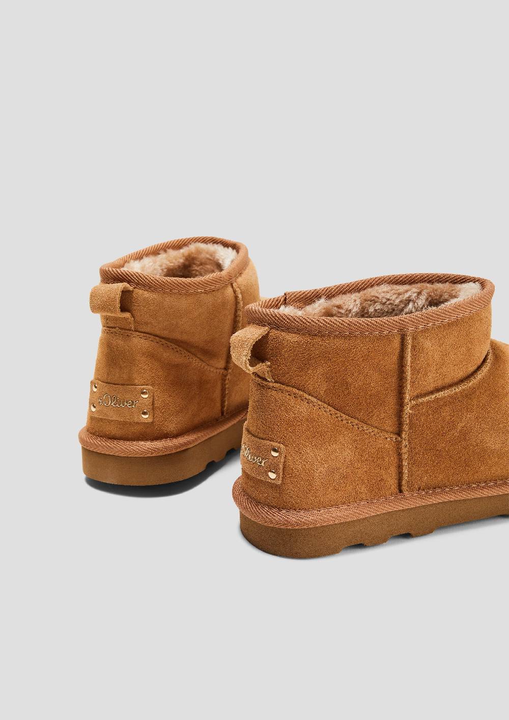 S.Oliver Flache Stiefel aus Leder Weihnachtsangebot