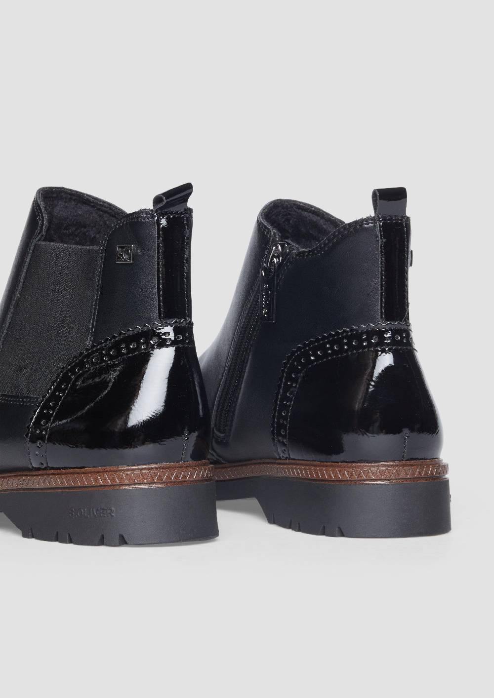 S.Oliver Chelsea Boots in Leder-Optik Muttertagsangebot