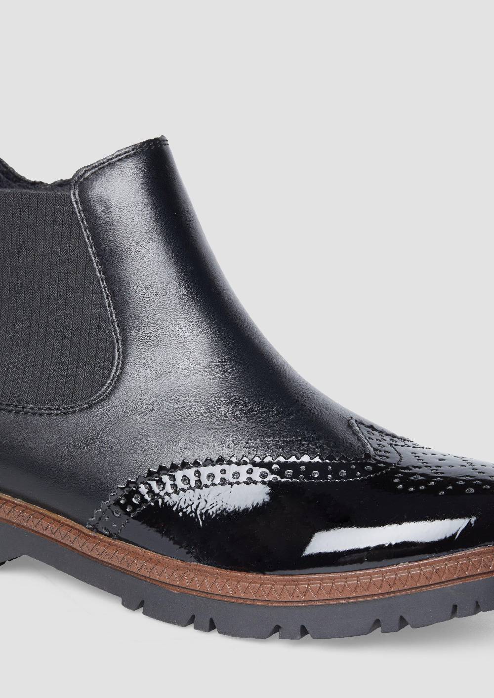 S.Oliver Chelsea Boots in Leder-Optik Muttertagsangebot