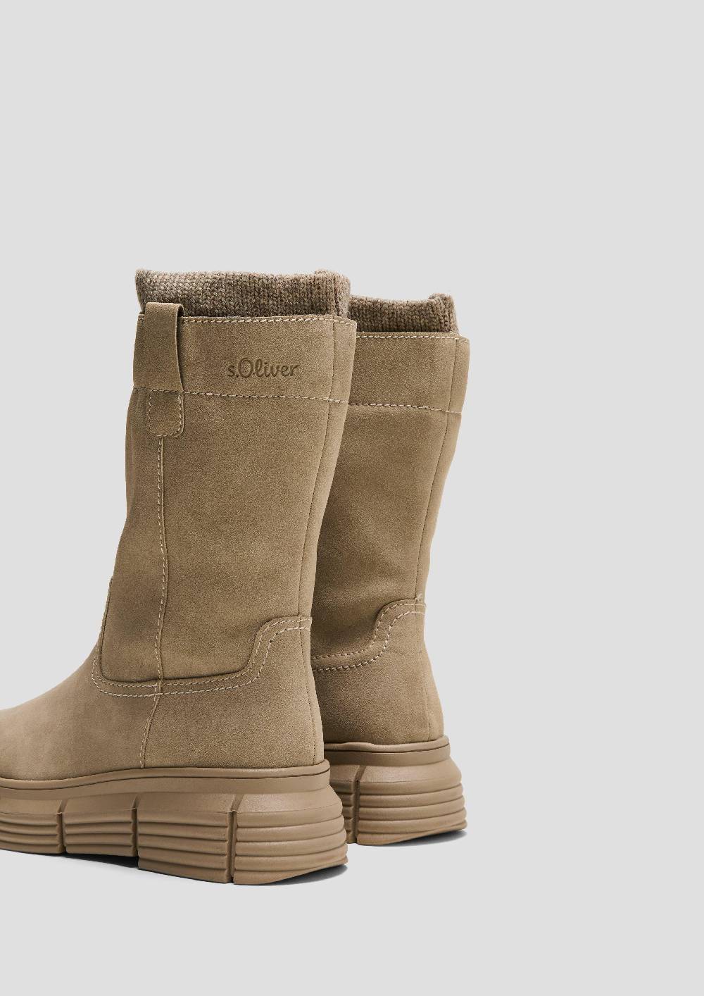 S.Oliver Stiefel in Veloursleder-Optik Neuheiten