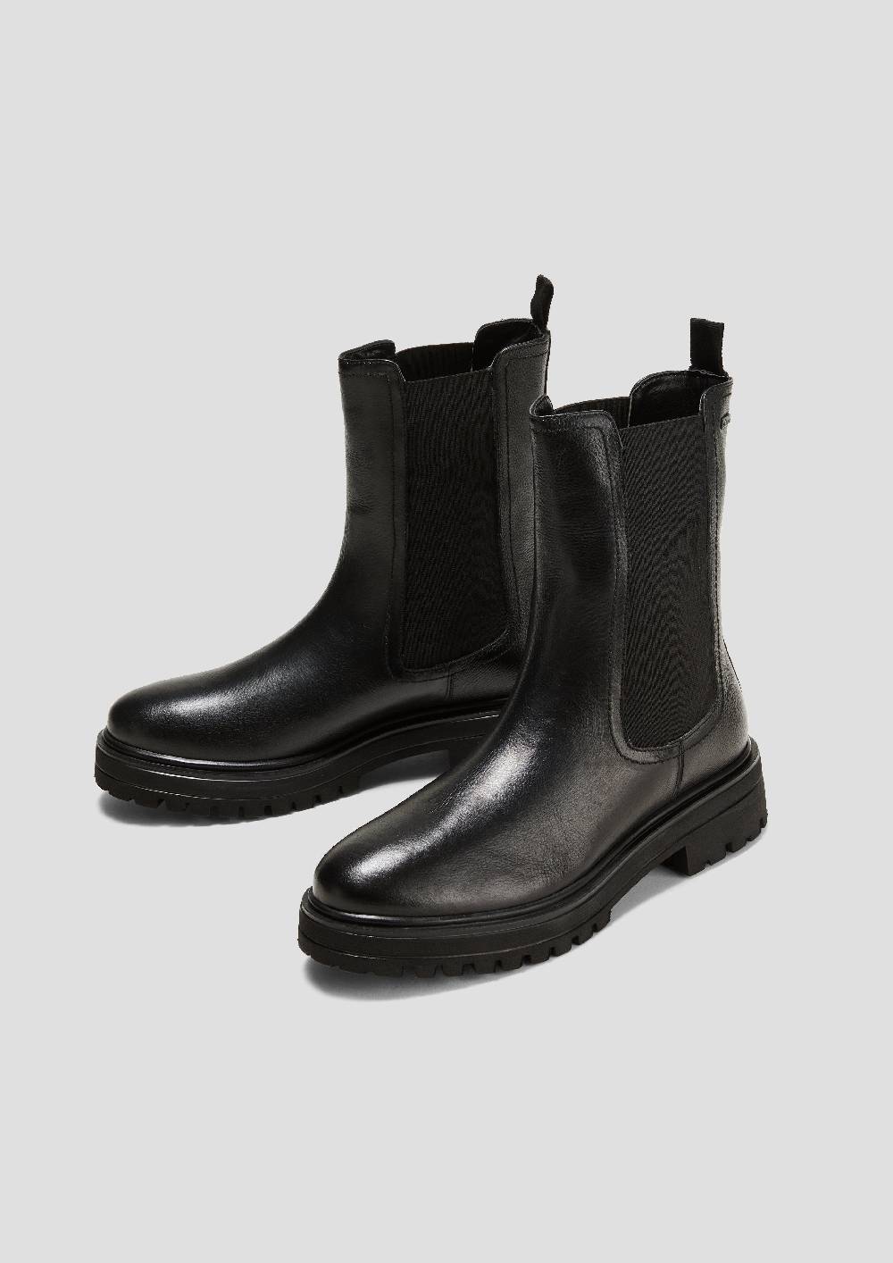 S.Oliver Chelsea Boots aus Glattleder Tiefpreis