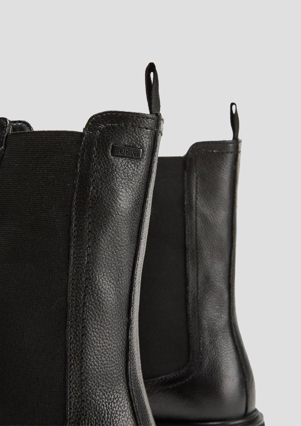 S.Oliver Chelsea Boots aus Glattleder Tiefpreis