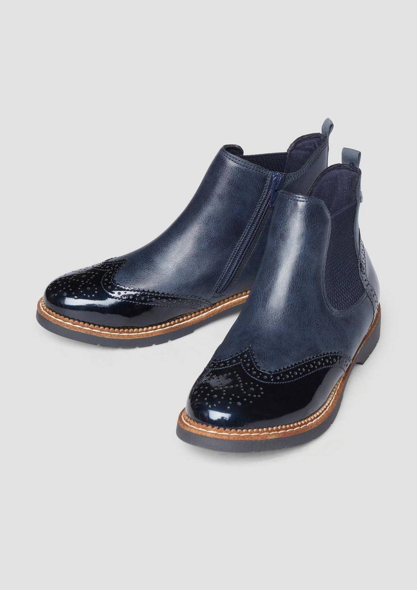 S.Oliver Chelsea-Boots aus Kunstleder JETZT KAUFEN