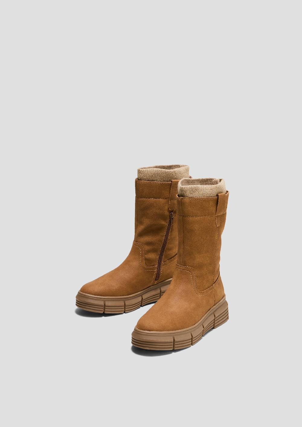S.Oliver Stiefel in Veloursleder-Optik Letzter Tag