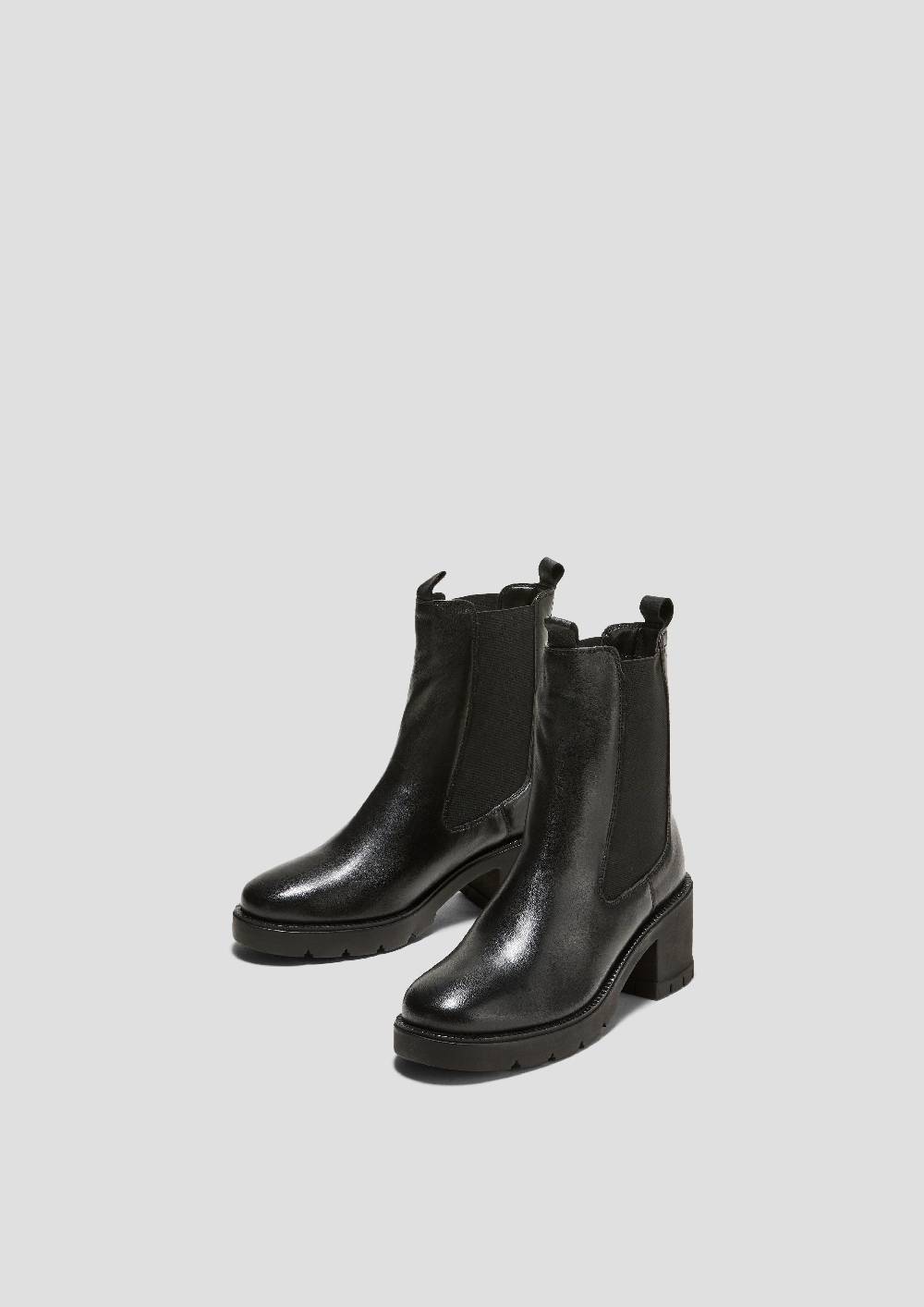 S.Oliver Stiefelette aus Schafsleder Bis zu 50% Rabatt