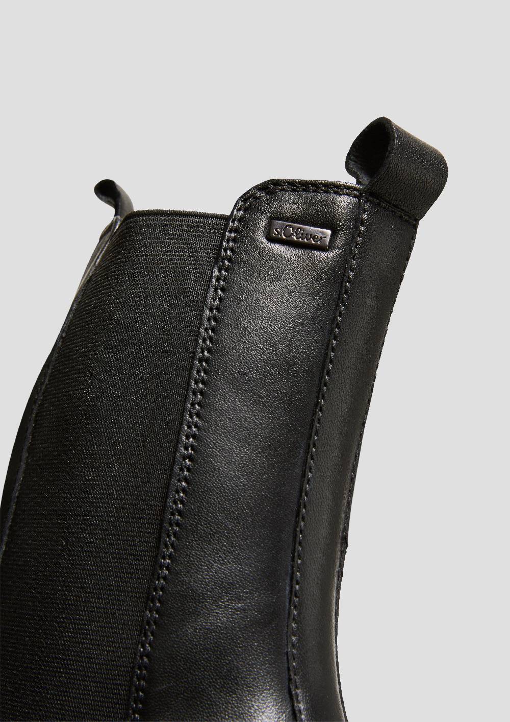 S.Oliver Stiefelette aus Schafsleder Bis zu 50% Rabatt