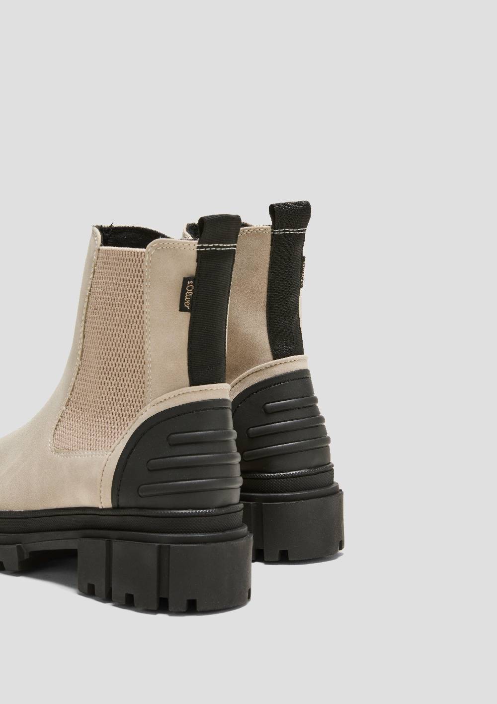 S.Oliver Chelsea Boots mit Kontrast-Detail Bis zu 60% Rabatt