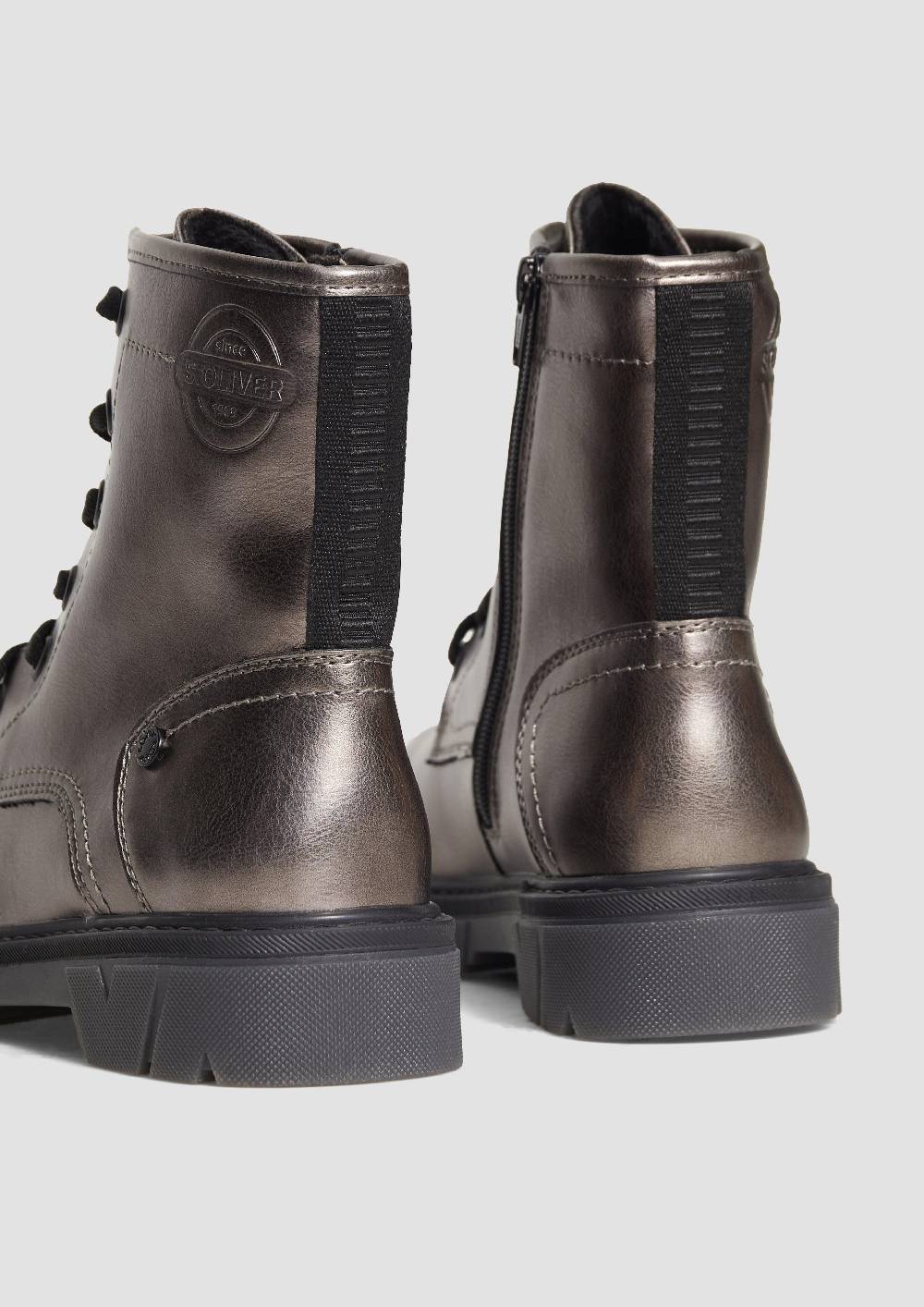 S.Oliver Stiefel mit Schnürung und Reißverschluss Discount Store für neue Produkte