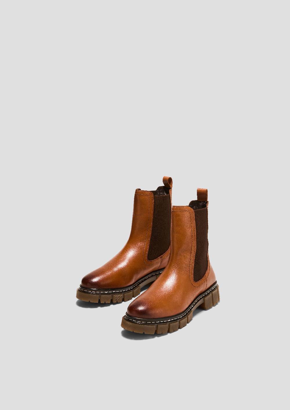 S.Oliver Chelsea Boots aus Leder Nur noch ein Tag übrig