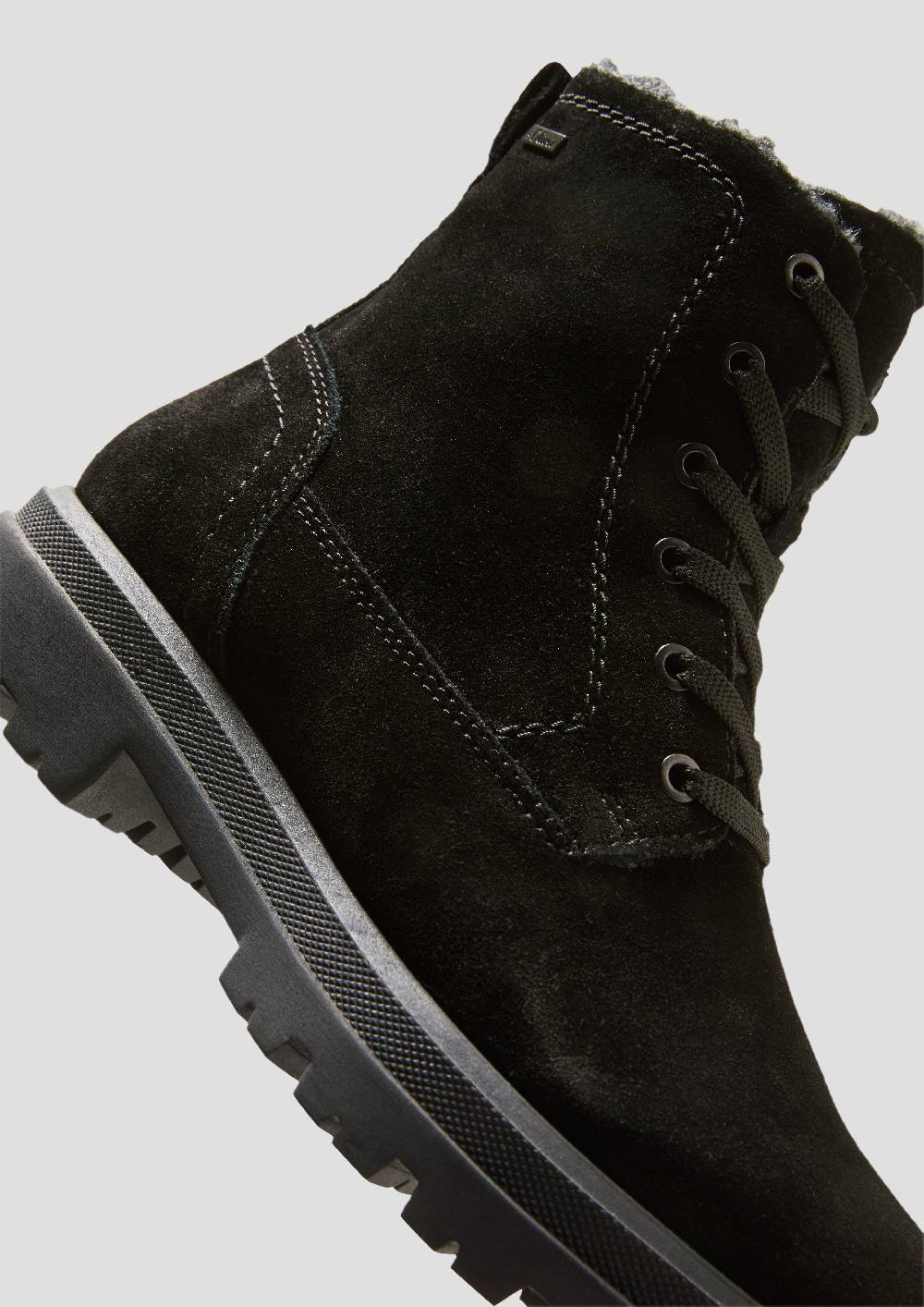 S.Oliver Gefütterte Stiefel aus Veloursleder Riesige Rabatte