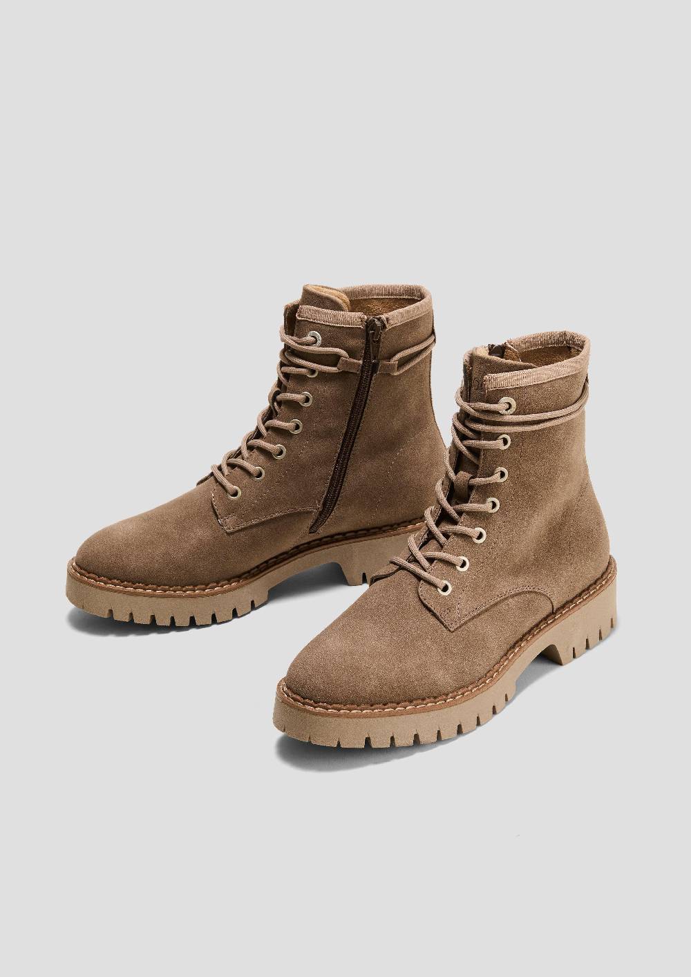S.Oliver Schnürstiefel in Leder-Optik Fabrikladen