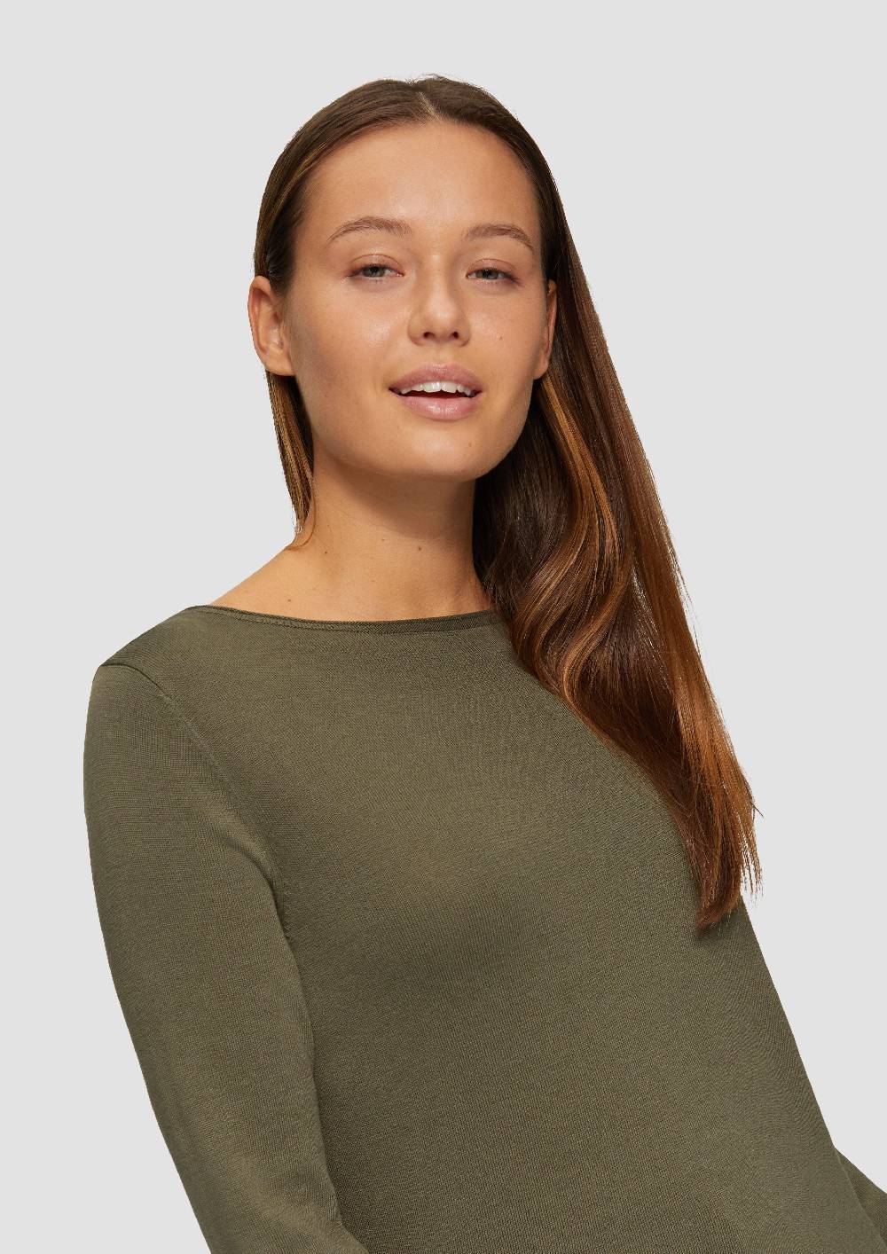 S.Oliver Leichter Feinstrickpullover mit Rollkante Black Friday Preise