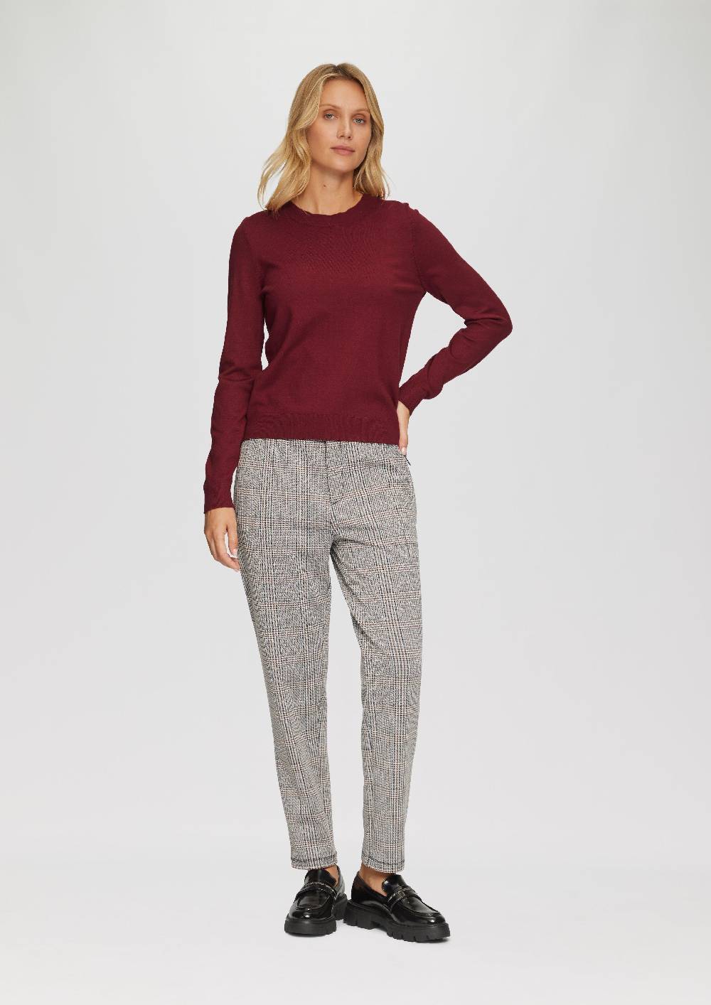 S.Oliver Weicher Pullover mit Rundhalsausschnitt aus Viskosemix 2025