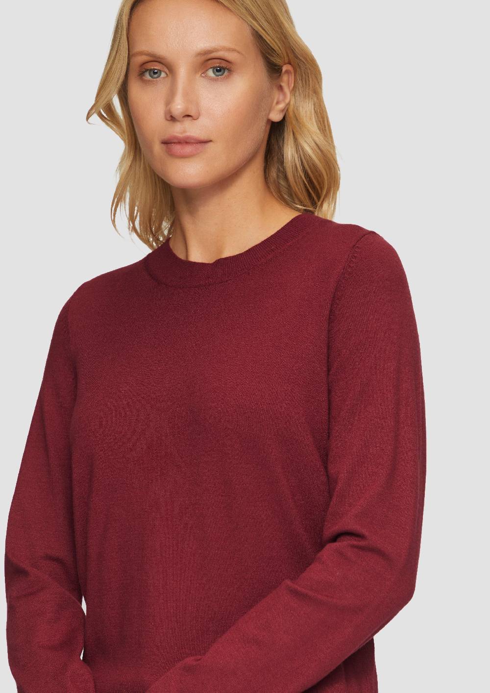 S.Oliver Weicher Pullover mit Rundhalsausschnitt aus Viskosemix 2025