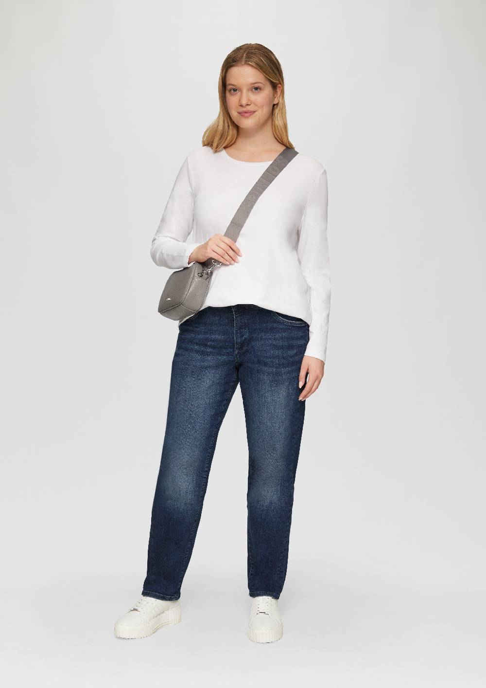 S.Oliver Jeans / Curvy Fit / Mid Rise / Semi Wide Leg Outlet