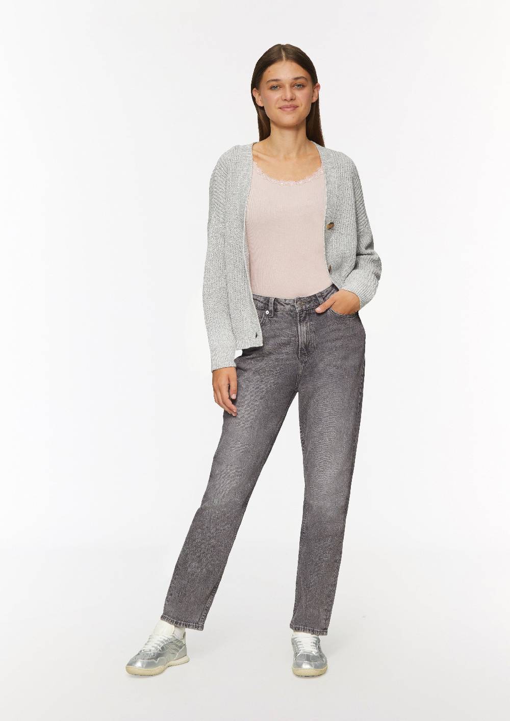 S.Oliver Ankle-Jeans Tizie / Slim Fit / High Rise / Tapered Leg / Inch Sizes Kostenloser Versand