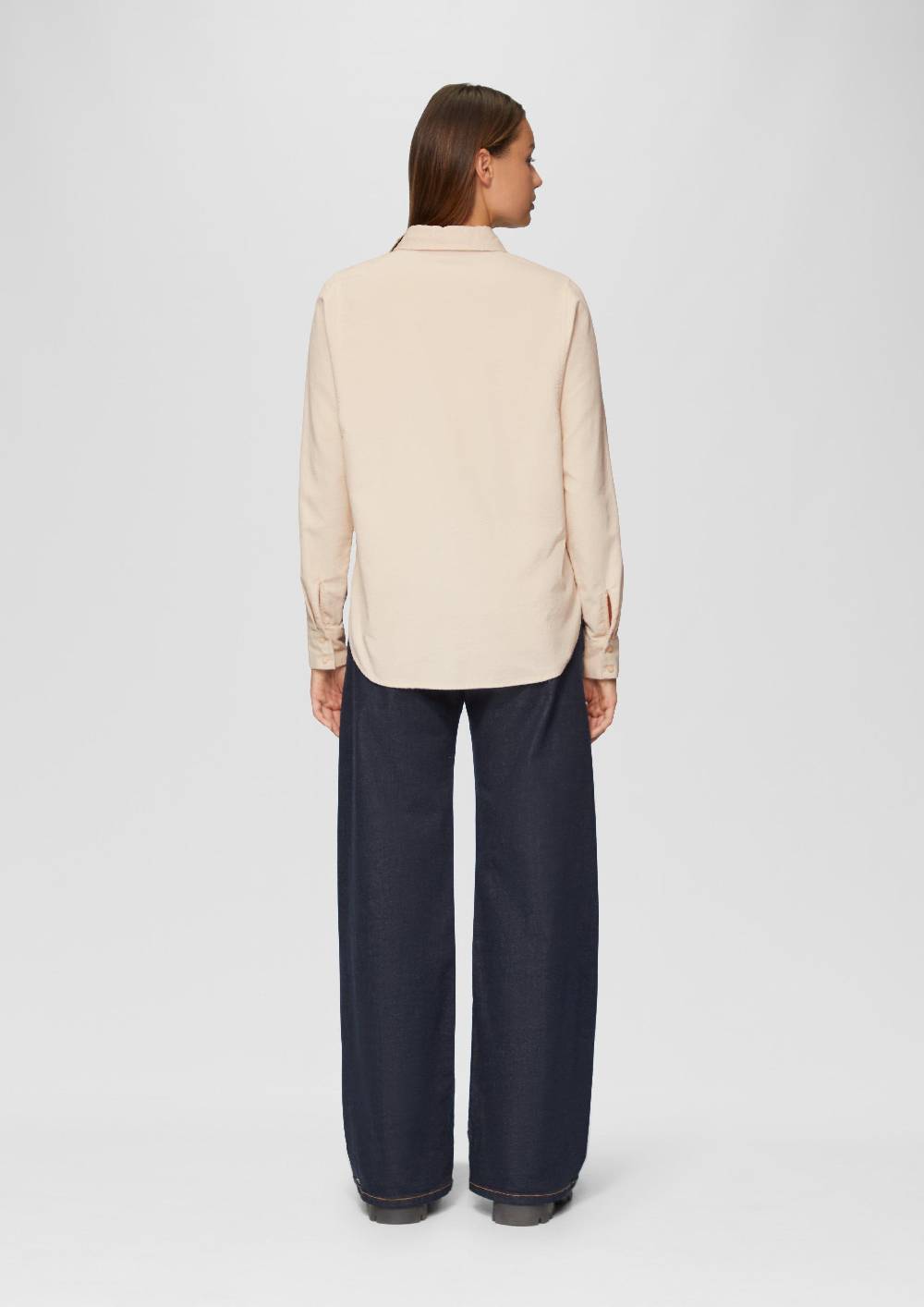 S.Oliver Cordbluse im Relaxed Fit mit Naht-Details Fabrik Onlineshop
