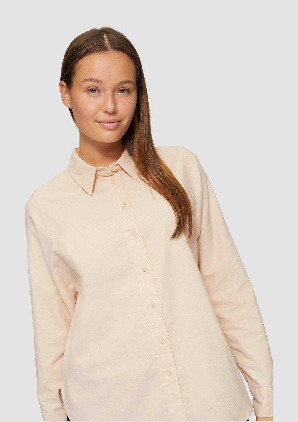 S.Oliver Cordbluse im Relaxed Fit mit Naht-Details Fabrik Onlineshop