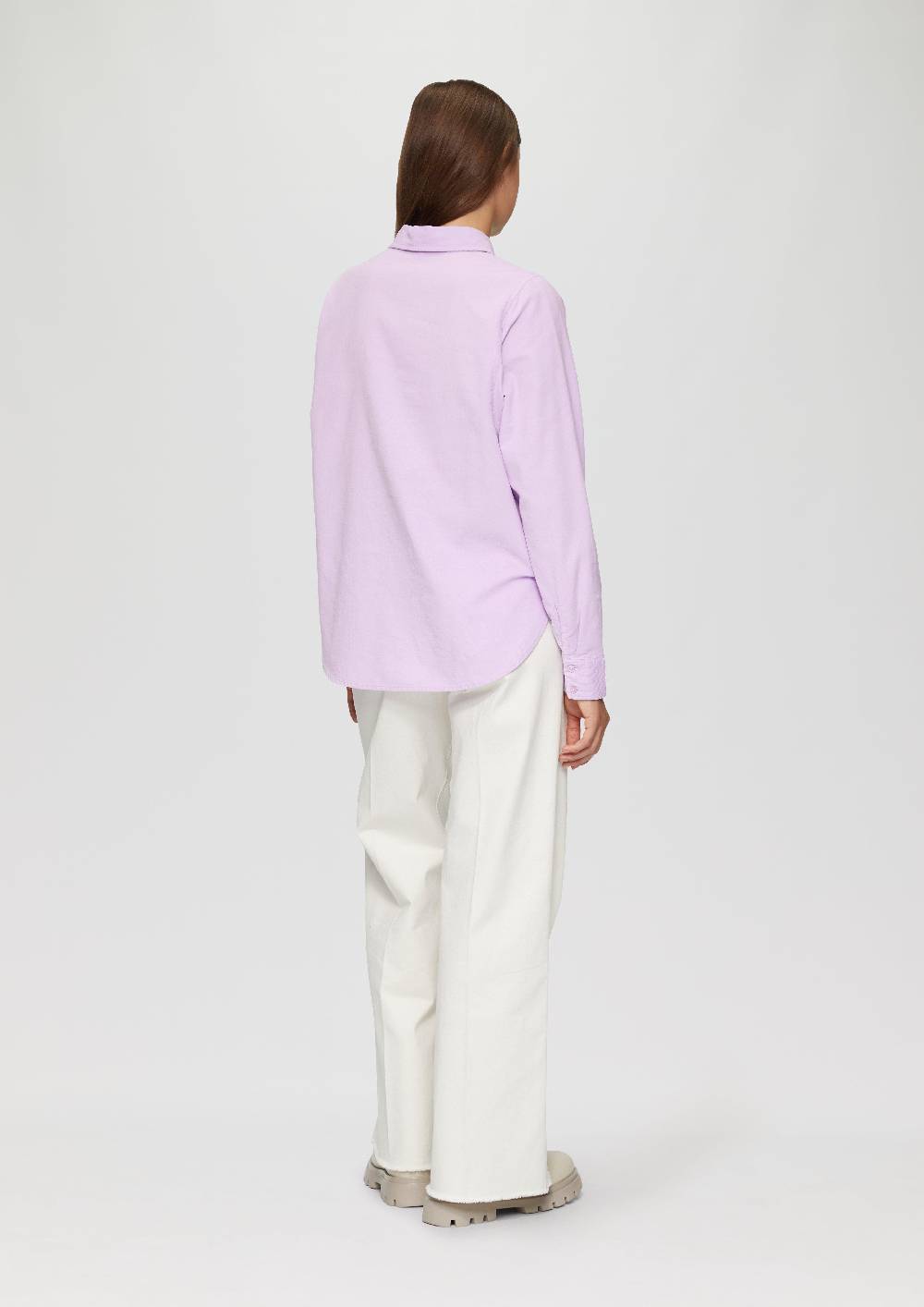S.Oliver Cordbluse im Relaxed Fit mit Naht-Details Fabrikpreis
