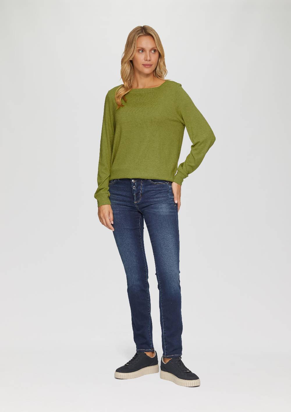 S.Oliver Weiches Longsleeve aus Jerseystrick Großer Ausverkauf