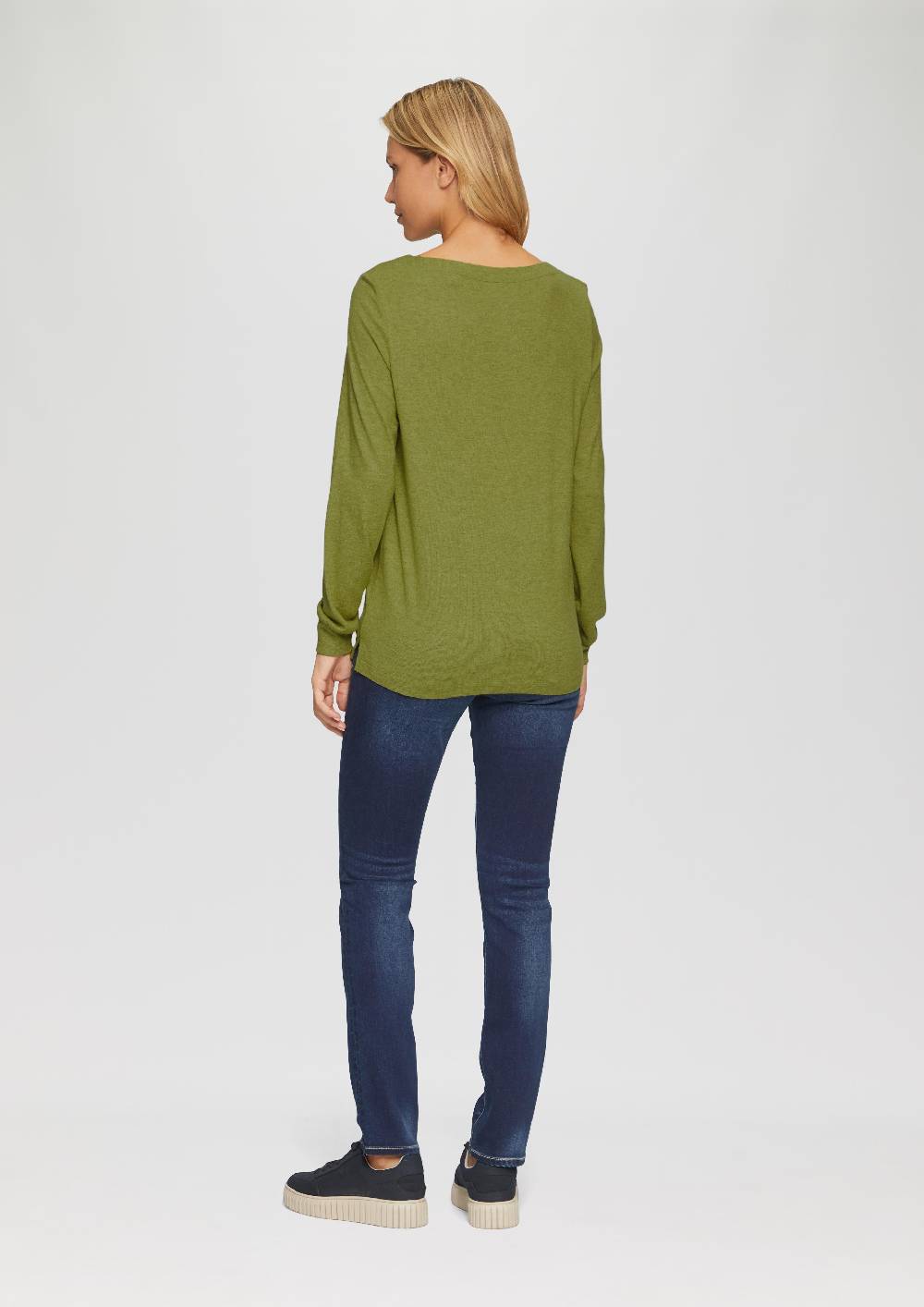 S.Oliver Weiches Longsleeve aus Jerseystrick Großer Ausverkauf